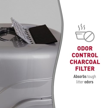 Nature’s Miracle Hooded Litter Box with Charcoal Filter