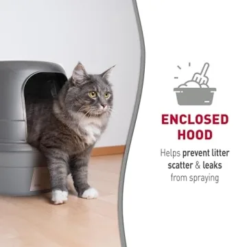 Nature’s Miracle Hooded Litter Box with Charcoal Filter