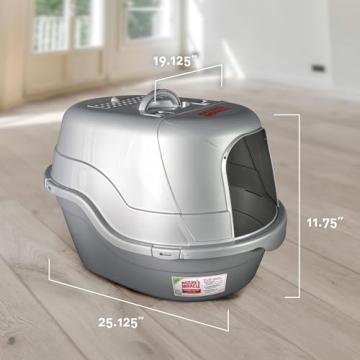 Nature’s Miracle Hooded Litter Box with Charcoal Filter