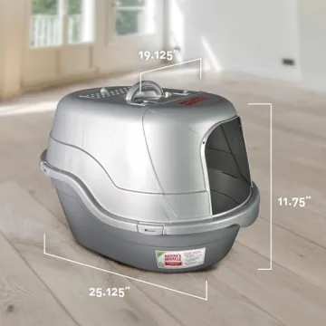 Nature’s Miracle Hooded Litter Box with Charcoal Filter