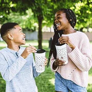S'well S'ip Stainless Steel Takeaway Tumbler - 24 Oz - Minnie Mouse, Letters - Double-Walled Vacuum-Insulated Keeps Drinks Cold for 16 Hours and Hot for 4 - BPA-Free Travel Mug
