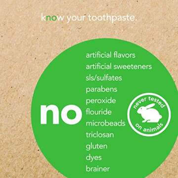 Hello Vegan Fluoride Free Toothpaste with Hemp Seed Oil