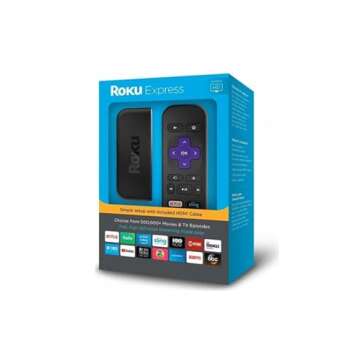 Roku Express HD 1080p Digital Streaming Media Player, 3900RW