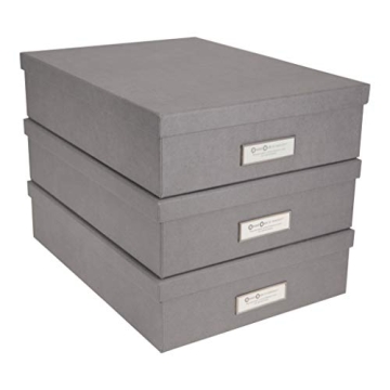Bigso Oskar Document Storage Box - Stylish & Functional