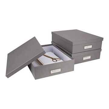 Bigso Oskar Document Storage Box - Stylish & Functional