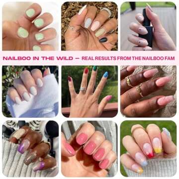 Nailboo Premium Dip Powder - Long-Lasting Cool Grey Nails