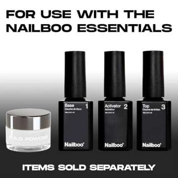 Nailboo Premium Dip Powder - Long-Lasting Cool Grey Nails