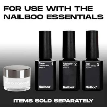 Nailboo Premium Dip Powder - Long-Lasting Cool Grey Nails