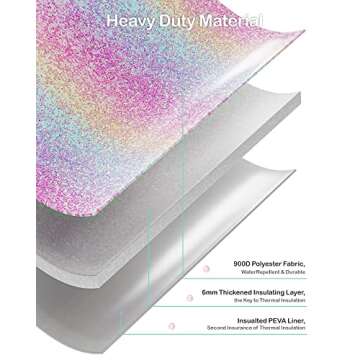 Bagseri Kids Lunch Box - Stylish Insulated Bag for Girls