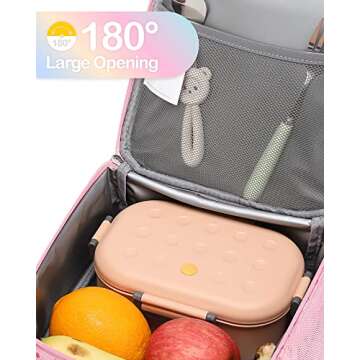 Bagseri Kids Lunch Box - Stylish Insulated Bag for Girls