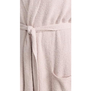 Barefoot Dreams CozyChic Lite HE Robe in Faded Rose-Pearl