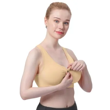 Women's Zip Front Sports Bra for Comfort and Support