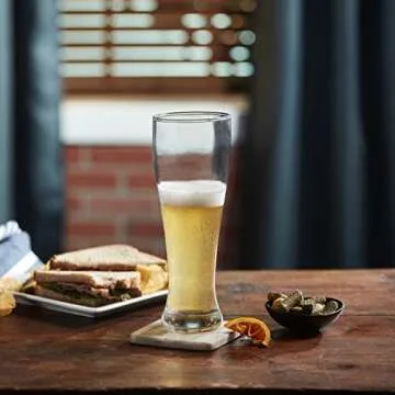 Libbey Giant Wheat Beer Glasses, Set of 6