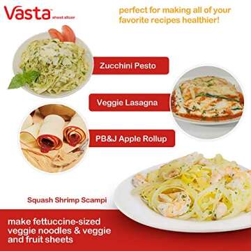 Vasta Veggie & Fruit Sheet Slicer with Stainless Steel Blade