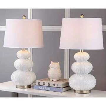Rita Modern White Table Lamp Set - Stylish Home Decor