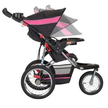 Baby Trend Expedition® Jogger Travel System with EZ Flex-Loc® Infant Car Seat, Bubble Gum