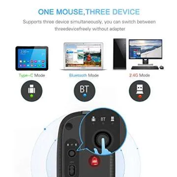 VssoPlor Type C Wireless Mouse-Gold