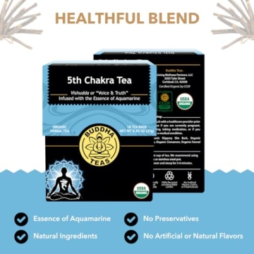 Organic 5th Chakra Tea for Enhanced Communication & Creativity