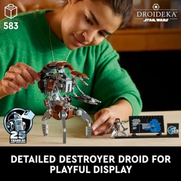 LEGO Star Wars Droideka Model Collectible Set 75381