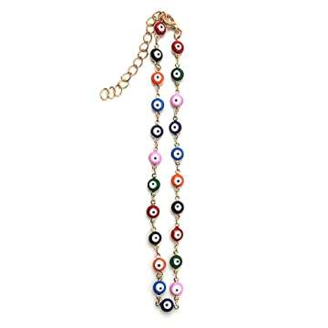 MGGFBLEY Indie Jewelry Evil Eye Jewelry Y2k Necklace Chokers Indie Aesthetic Accessories Alt Aesthetic Indie Jewelery for Women