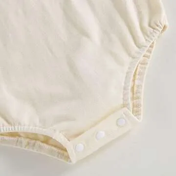 WALLARENEAR Bubble Romper Newborn Baby Boy Girl Solid Color/Color Block Bodysuit Short Sleeve Sweatshirt Romper Summer Clothes (Color Block Pink Collar, 0-3 Months)