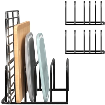 Fikoksol Cutting Board Organizer for Stylish Kitchen Storage