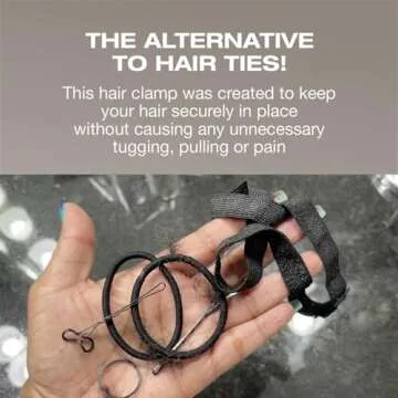 PuffCuff Original 5” Curly Hair Clip for Thick Hair