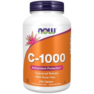 NOW Foods Vitamin C-1000 with Rose Hips - 250 Tablets