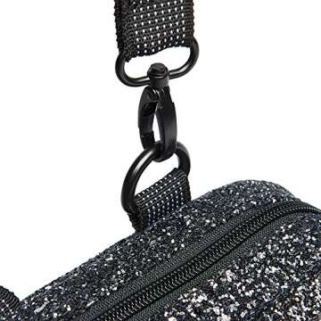 Beaumont Black Sparkle Flute Case for Musicians