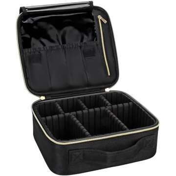 IOELOVEO Makeup Bag, Cosmetic Bags for Women Toiletry Travel Organizer Portable Make Up Bags for Christmas Birthday Gifts