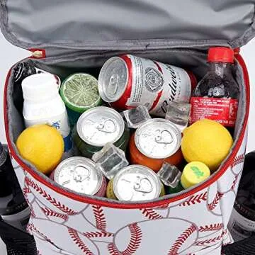 Cooler Backpack Women Leopard Leak Proof Backpack Cooler Bags Lightweight Soft Lunch Backpack with Cooler Compartment,Wine Cooler for Hiking Camping,24 cans…