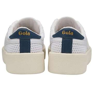 Gola Women's White Vintage Blue Sneakers - Classic Comfort