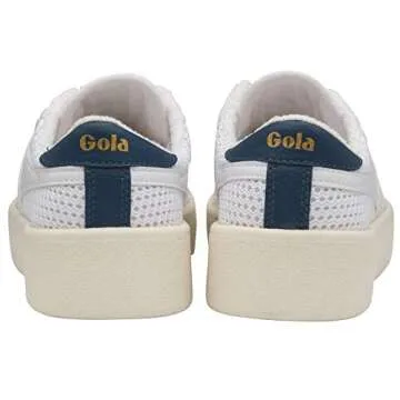 Gola Women's White Vintage Blue Sneakers - Classic Comfort