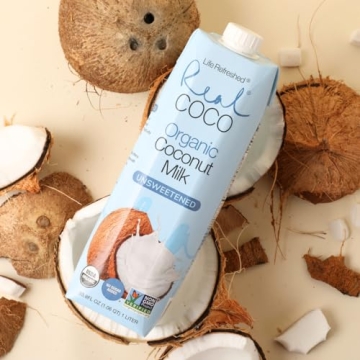 Real Coco Organic Coconut Milk - Pure Tropical Indulgence