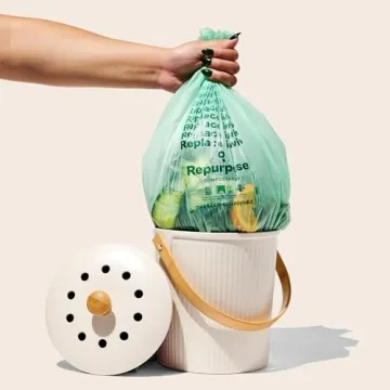 Repurpose Compostable 3 Gallon Trash Bags, 100 Count