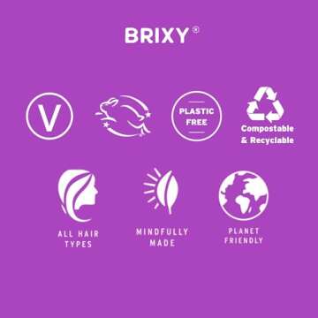 BRIXY Balancing Shampoo & Conditioner Bar Set for All Hair Types