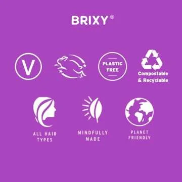 BRIXY Balancing Shampoo & Conditioner Bar Set for All Hair Types