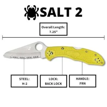 Spyderco Salt 2 Knife Perfect for Outdoor Activities