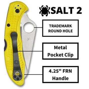 Spyderco Salt 2 Knife Perfect for Outdoor Activities