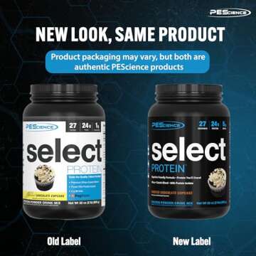 PEScience Select Low Carb Protein Powder, Chocolate Cupcake, 27 Serving, Keto Friendly and Gluten Fr...