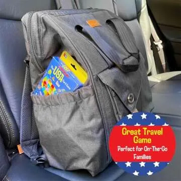 University Games Scholastic USA Travel Card Game for Kids