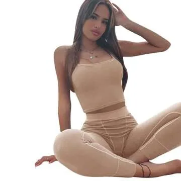 ZFLM Casual Workout Sets for Women - Stylish 2 Piece Activewear