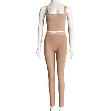 ZFLM Casual Workout Sets for Women - Stylish 2 Piece Activewear