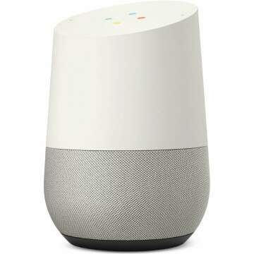 Google Home White Slate One Size Smart Speaker Google Assistant
