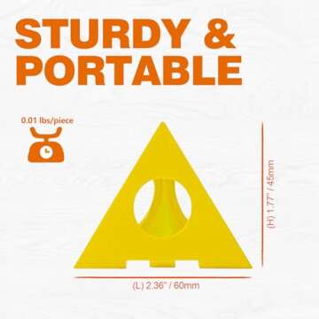 KATA Painters Painting Pyramid Stands - 32pcs for Effortless Painting & Craft Projects