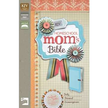 KJV Homeschool Mom's Bible - Imitation Leather, Blue