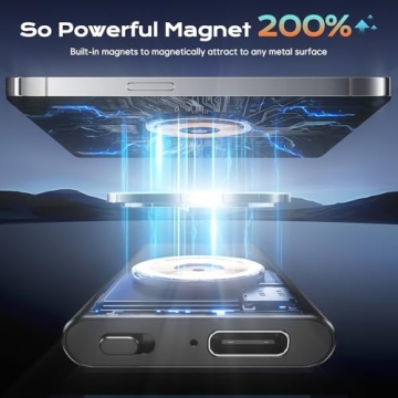 Magnetic Voice Activated Recorder with AI Noise Cancellation