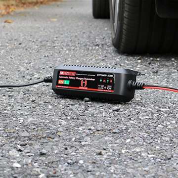 MOTOPOWER MP00207A 12V 2Amp Automatic Battery Charger for Lithium Ion Batteries