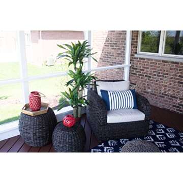 Nearly Natural 62IN Artificial Corn Stalk Dracaena Plant, Tall Fake Plant for Indoor Home Décor, Real Touch Faux Plant