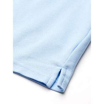 Nautica boys School Uniform Short Sleeve Pique Polo Shirt, Light Blue 483, 2T US